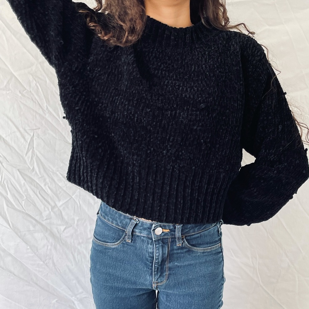 Black sweater size M - Picture 2 of 2